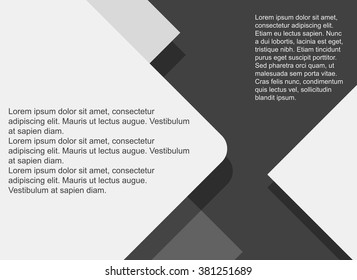 Background modern material design. Abstract Illustration. Flat style with long shadow