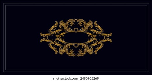 El fondo de los ornamentos modernos es elegante y clásico y da una impresión de lujo y elegancia