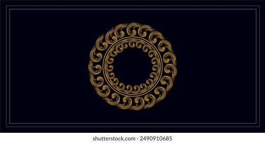 El fondo de los ornamentos modernos es elegante y clásico y da una impresión de lujo y elegancia