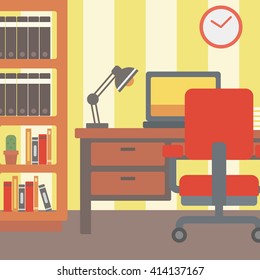 Background of modern workplace.