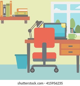 Background of modern workplace.