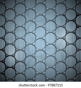Background of the molecular structure. Eps 10