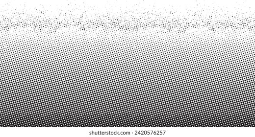 Fondo con textura de punto monocromo. Plantilla de patrón de punto polka.vector