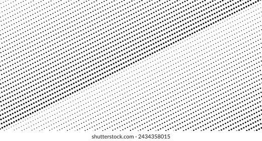  Background with monochrome dot texture. Polka dot pattern template. Background with black dots vector ilustration