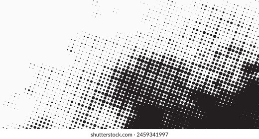 Hintergrund mit monochromer Punktstruktur. Vorlage des Punktmusters. Hintergrund mit schwarzen Punkten - Stock Vektorgrafik Punkte Grundhintergrundpunkte	