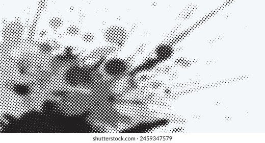 Fondo con textura de punto monocromo. Plantilla de patrón de lunares.