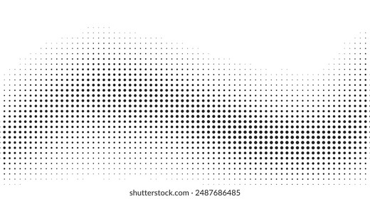 Background with monochrome dot texture. Polka dot pattern template. Background with black dots - stock vector dots basic background dots	