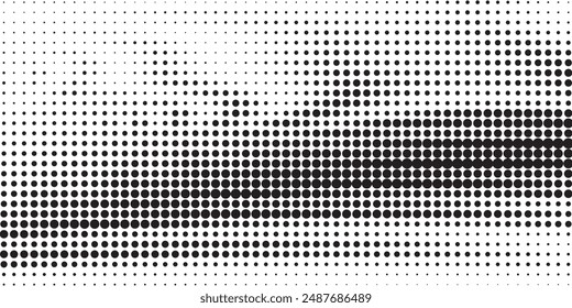 Background with monochrome dot texture. Polka dot pattern template. Background with black dots - stock vector dots basic background dots	