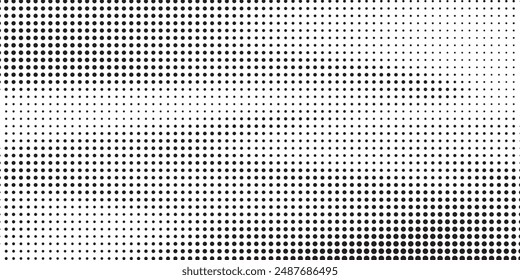 Background with monochrome dot texture. Polka dot pattern template. Background with black dots - stock vector dots basic background dots	