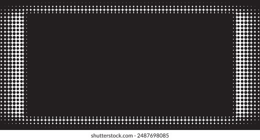 Background with monochrome dot texture. Polka dot pattern template. Background with black dots - stock vector dots basic background dots eps 10	