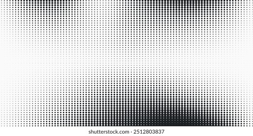Plano de fundo com textura de pontos monocromáticos. Modelo de padrão de ponto polka. Plano de fundo com pontos pretos - pontos vetoriais de ações pontos de fundo básicos	