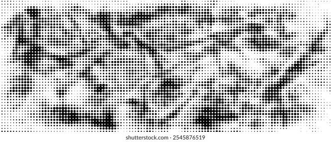 Hintergrund mit monochromer Punktstruktur. Vorlage für Polka-Punkte. Hintergrund mit schwarzen Punkten
