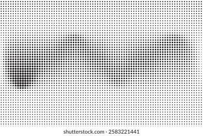 Background with monochrome dot texture. Polka dot pattern template. Background with black dots
