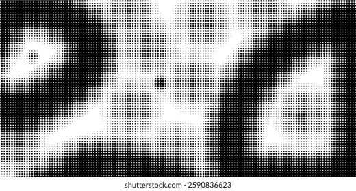 Background with monochrome dot texture. Polka dot pattern template. Background with black dots - stock vector dots basic background dots