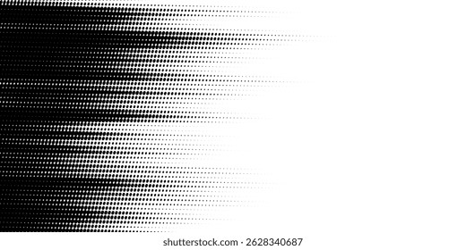 Fondo con textura de punto monocromo. Plantilla de patrón de lunares. Fondo con puntos negros - Vector de stock puntos puntos básicos de fondo