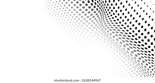 Background with monochrome dot texture. Polka dot pattern template. Background with black dots - stock vector dots basic background dots  modern arts