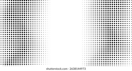 Background with monochrome dot texture. Polka dot pattern template. Background with black dots - stock vector dots basic background dots  modern arts
