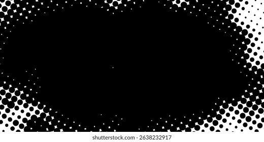 Background with monochrome dot texture. Polka dot pattern template. Background with black dots - stock vector dots basic background dots