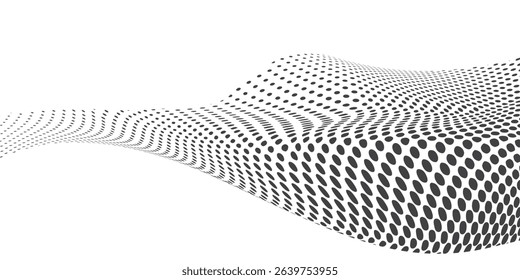 Background with monochrome dot texture. Polka dot pattern template. Background with black dots - stock vector dots basic background dots  modern arts