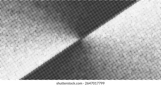 Plano de fundo com textura de pontos monocromáticos. Modelo de padrão de ponto polka. Plano de fundo com pontos pretos - pontos vetoriais de ações pontos de fundo básicos