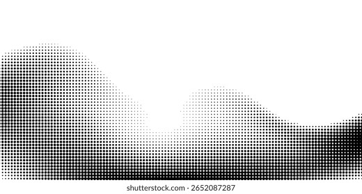 Background with monochrome dot texture. Polka dot pattern template. Background with black dots - stock vector dots basic background dots	