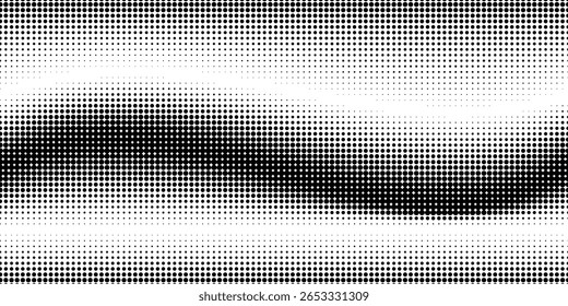 Fondo con textura de punto monocromo. Plantilla de patrón de lunares. Fondo con puntos negros - Vector de stock puntos puntos básicos de fondo	