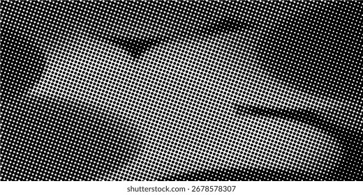 Fondo con textura de punto monocromo. Plantilla de patrón de lunares. Fondo con puntos negros - Vector de stock puntos puntos básicos de fondo