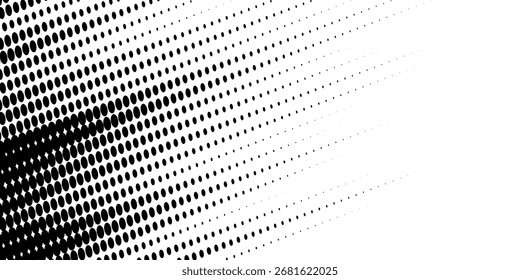 Fondo con textura de punto monocromo. Plantilla de patrón de lunares. Fondo con puntos negros - Vector de stock puntos puntos básicos de fondo