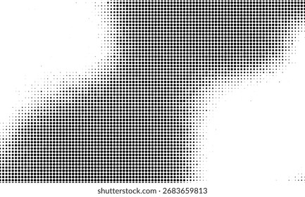 Fondo con textura de punto monocromo. Plantilla de patrón de lunares. Fondo con puntos negros - Vector de stock puntos puntos básicos de fondo