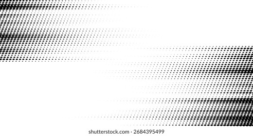 Plano de fundo com textura de pontos monocromáticos. Modelo de padrão de ponto polka. Plano de fundo com pontos pretos - pontos vetoriais de ações pontos de fundo básicos