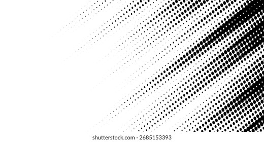 Fondo con textura de punto monocromo. Plantilla de patrón de lunares. Fondo con puntos negros - Vector de stock puntos puntos básicos de fondo