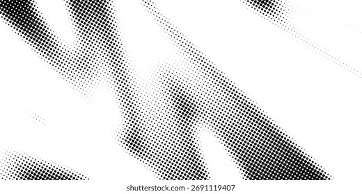 Fondo con textura de punto monocromo. Plantilla de patrón de lunares. Fondo con puntos negros - Vector de stock eps10