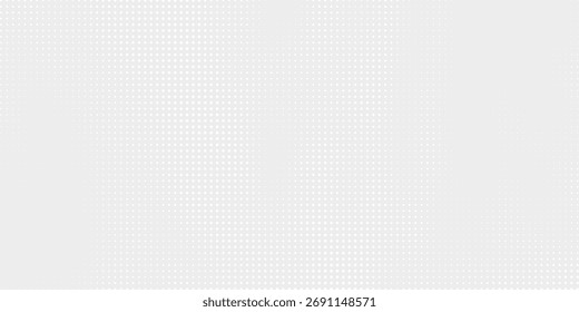 Background with monochrome dot texture. Polka dot pattern template. Background with white dots - stock vector