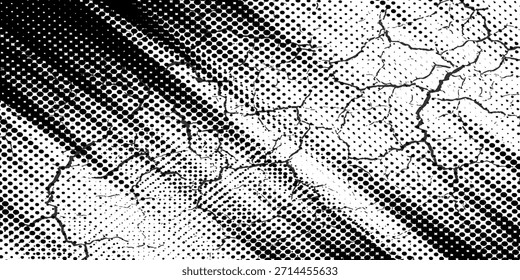 Fondo con textura de punto monocromo. Plantilla de patrón de lunares. Fondo con puntos negros - Vector de stock puntos puntos básicos de fondo
