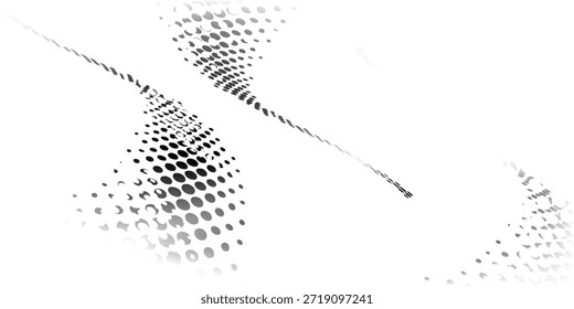 Plano de fundo com textura de pontos monocromáticos. Modelo de padrão de ponto polka. Plano de fundo com pontos pretos - pontos vetoriais de stock pontos de fundo básicos artes modernas