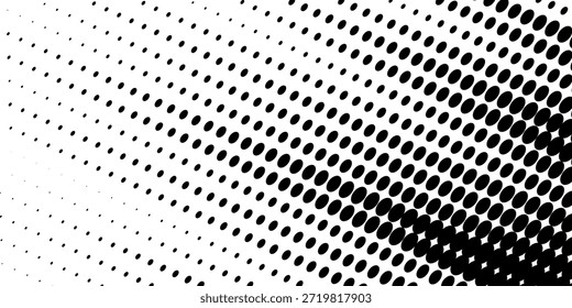 Plano de fundo com textura de pontos monocromáticos. Modelo de padrão de ponto polka. Plano de fundo com pontos pretos - pontos vetoriais de ações pontos de fundo básicos
