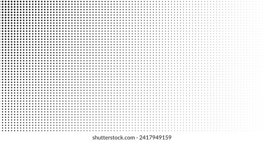Background with monochrome dotted texture. Polka dot pattern template. Background with black dots - stock vector circle digitla