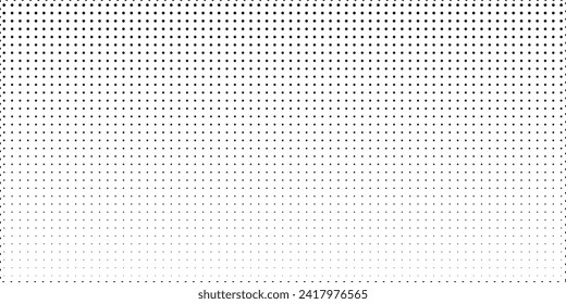 Fondo con textura punteada monocromática. Patrón de patrones de puntos polka patrón de puntos vectoriales moderno