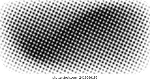 Background with monochrome dotted texture. Polka dot pattern template. BackgroundA with black dots - stock vector modern dots halftone circle arts