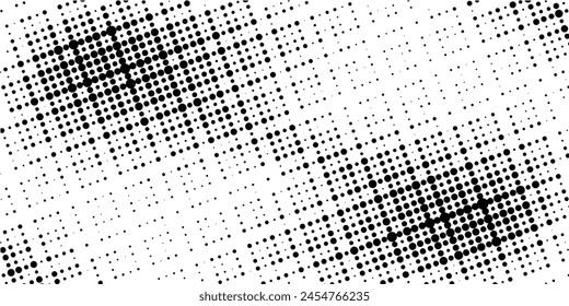 Background with monochrome dotted texture. Polka dot pattern template vector dots pattern