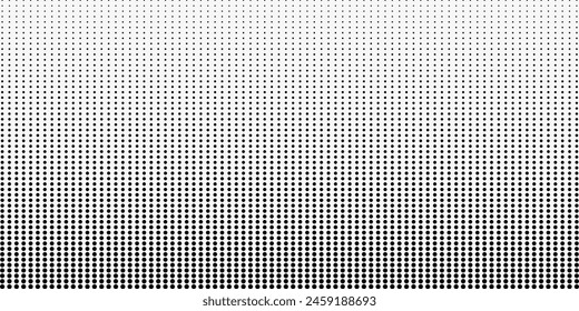 Background with monochrome dotted texture. Polka dot pattern template vector dots pattern. vector