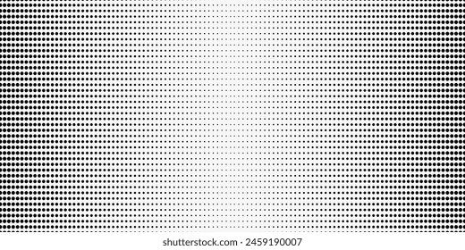 Background with monochrome dotted texture. Polka dot pattern template vector dots pattern. vector