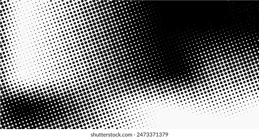 Background with monochrome dotted texture. Polka dot pattern template vector dots pattern