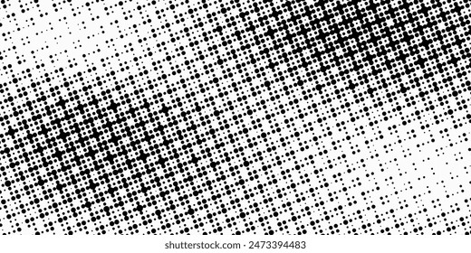 Background with monochrome dotted texture. Polka dot pattern template vector dots pattern