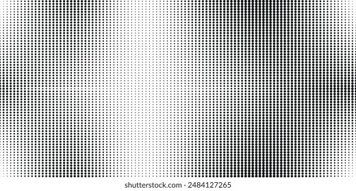 Background with monochrome dotted texture. Polka dot pattern template vector dots pattern