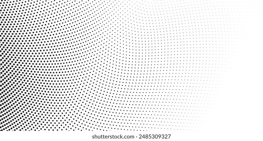 Background with monochrome dotted texture. Polka dot pattern template vector dots pattern modern arts dotted design comic