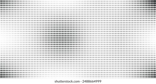 Background with monochrome dotted texture. Polka dot pattern template vector dots pattern