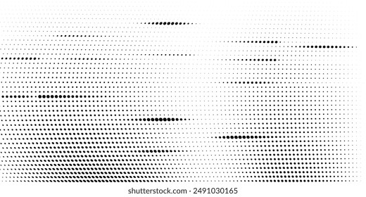 Background with monochrome dotted texture. Polka dot pattern template vector dots pattern