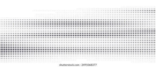 Background with monochrome dotted texture. Polka dot pattern template vector dots pattern