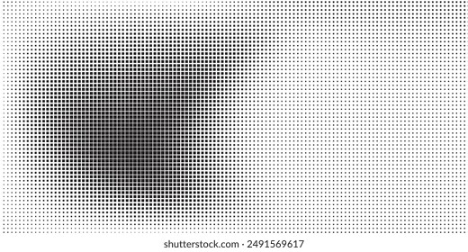Background with monochrome dotted texture. Polka dot pattern template vector dots pattern